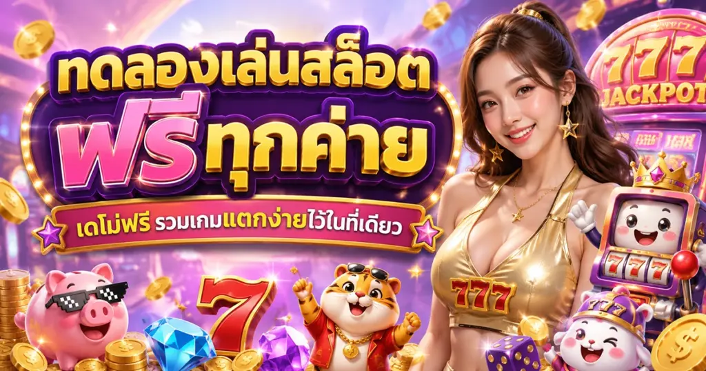 ทดลองเล่นสล็อตฟรีทุกค่าย