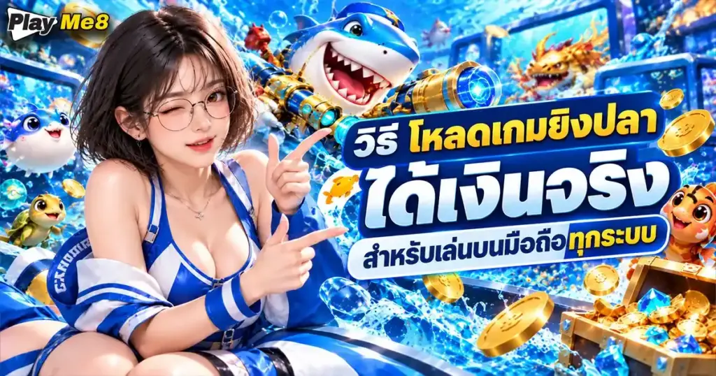 โหลดเกมยิงปลาได้เงินจริง